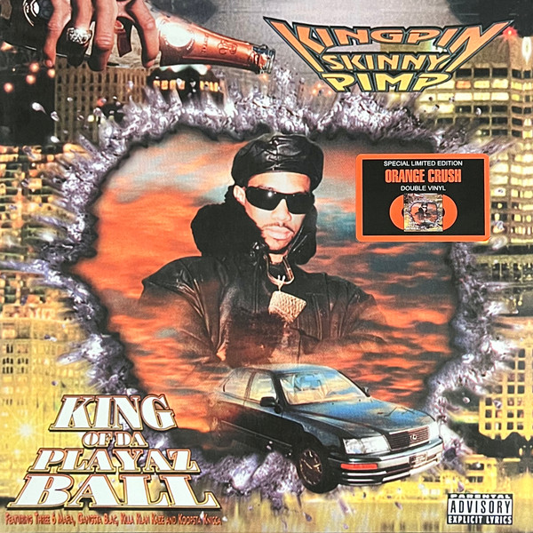 洋楽 Kingpin Skinny Pimp - King Of Da~ G-Rap Kingpin Skinny Pimp – King Of Da Playaz Ball 2LP Hypnotize Minds