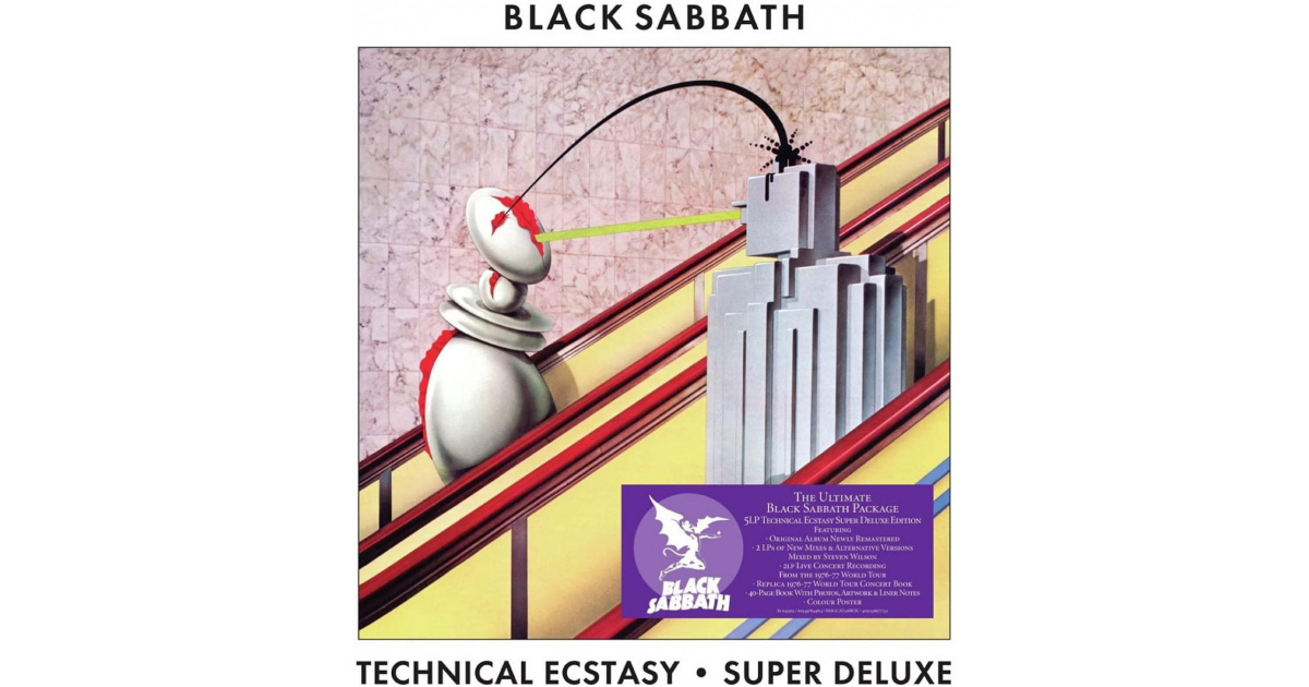 BLACK SABBATH - Technical Ecstasy 5LP BOX SET SUPER DELUXE EDITION