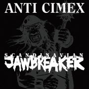 ANTI CIMEX - Scandinavian Jawbreaker LP Svart LTD WHITE vinyl GATEFOLD INSERT EX/EX
