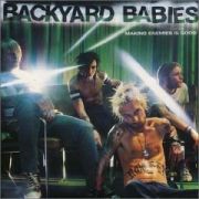 BACKYARD BABIES - Making Enemies Is Good LP UUSI Music On Vinyl LTD 1000 SILVER BLACK MARBLED vinyl