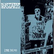 BASTARDS - HARHAA Demo 1982 LP UUSI 2021 USA musta vinyyli