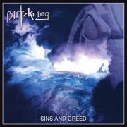 BLITZKRIEG - Sins and Greed LP LTD 100 BLACK