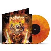 DESTRUCTION - The Antichrist LP UUSI MYSTIC PRODUCTION LTD Marbled yellow/red Vinyl