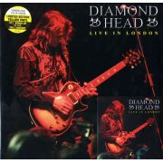 DIAMOND HEAD - Live In London LP/CD UUSI Secret Records LTD Yellow vinyl