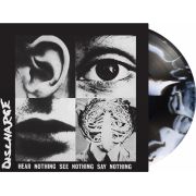 DISCHARGE - Hear Nothing See Nothing Say Nothing LP UUSI Music On Vinyl LTD 1000 numbered Black/White Swirl Vinyl