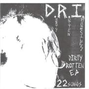 D.R.I. - Dirty Rotten 7" EP Beer City Records BLACK