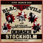 Black Devils with Janne Louhivuori & Ile Kallio - Debaser Stockholm LP