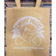 SWAMP kierrätyspuuvilla KANGASKASSI - keltainen