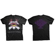 Metallica Unisex T-Shirt: Master of Puppets (Back Print) (Large)