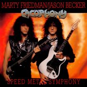 MARTY FRIEDMAN / JASON BECKER - Speed Metal Symphony - Cacophony LP UUSI LTD BLACK ICE vinyl