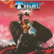 THOR - Only the Strong LP UUSI LTD MAGENTA vinyl