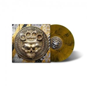 Five Finger Death Punch - Legacy  LP amber wave Vinyl With poster