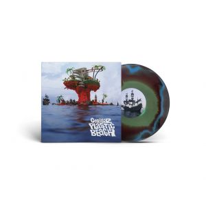 Gorillaz - Plastic Beach LP  Blue, Green and Orange Vinyl