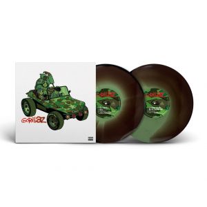 Gorillaz - Gorillaz 2LP Camouflage Green, Brown and Black Vinyl