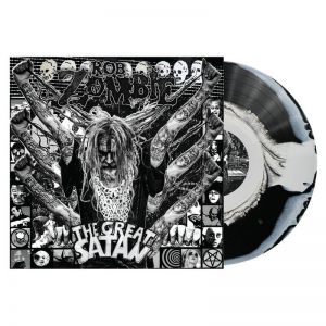 Rob Zombie - Great Satan LP Black White Swirl Vinyl
