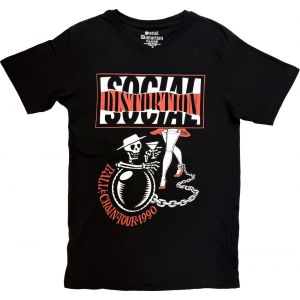 Social Distortion Unisex T-Shirt: Ball and Chain L