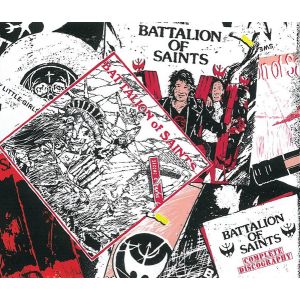Battalion of Saints - Complete Discography 3LP UUSI Audioplatter UK COLOUR VINYL