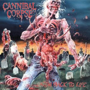 CANNIBAL CORPSE - Eaten Back to Life LP UUSI Metal Blade LTD LILAC RED SPLATTER vinyl