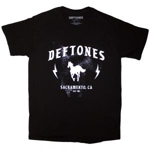 Deftones Unisex T-Shirt: Electric Pony (Black) (X-Large)