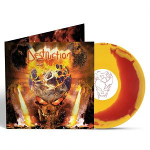 DESTRUCTION - The Antichrist LP UUSI MYSTIC PRODUCTION LTD Sunburst yellow/red Vinyl