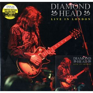 DIAMOND HEAD - Live In London LP/CD UUSI Secret Records LTD Yellow vinyl