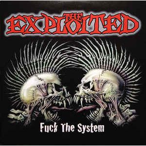 EXPLOITED - Fuck The System 2LP NB UUSI LTD CLEAR/RED/BLACK SPLATTER vinyl
