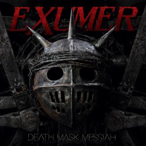 EXUMER - Death Mask Messiah LP UUSI Metal Blade LTD GALAXY RED/BLACK