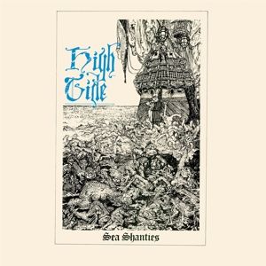 HIGH TIDE - Sea Shanties LP UUSI Repertoire LTD Ocean Blue Colour Vinyl