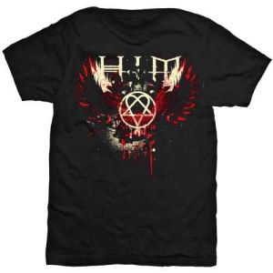HIM Unisex T-Shirt: Wings Splatter (X-Large)