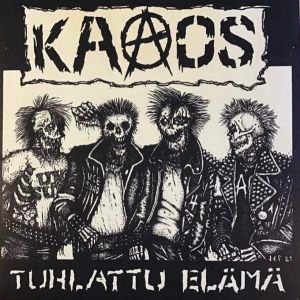 KAAOS - Tuhlattu elämä - Live Viiala 1981 LP UUSI LTD 150 ORANGE vinyl