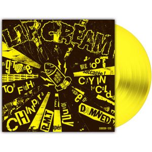 LIP CREAM - Big Foot Cassette LP UUSI Relapse LTD HIGHLIGHTER YELLOW vinyl