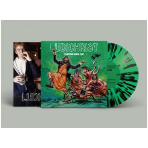 LUDICHRIST - and I mean that - Powertrip demos 1987 10" UUSI LTD diehard splatter green/black vinyl