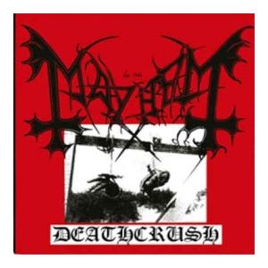 MAYHEM - Deathcrush LP DEATHLIKE SILENCE/Voices Of Wonder LTD RED/BLACK SPLATTER vinyl