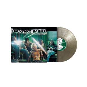 BACKYARD BABIES - MAKING ENEMIES IS GOOD LP 25th anniversary edition of 1000 individually numbered copies on silver & black marbled vinyl