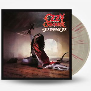 OZZY OSBOURNE - Blizzard of Ozz LP UUSI Sony Music LTD SILVER VINYL WITH RED SWIRLS