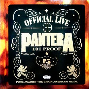 PANTERA - Official Live: 101 Proof 2LP UUSI Rhino Elektra