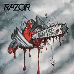 RAZOR - Violent Restitution LP UUSI LTD MULTI-SPLATTER vinyl
