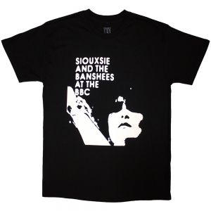 Siouxsie & The Banshees Unisex T-Shirt: At The BBC (Black) (Medium)
