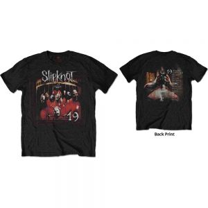 Slipknot Unisex T-Shirt: Debut Album 19 Years (Black) (Back Print) (Large)