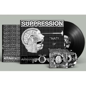 SUPPRESSION - Guilty of thinking - 1992-1998 LP+CD UUSI Foad Records Black vinyl