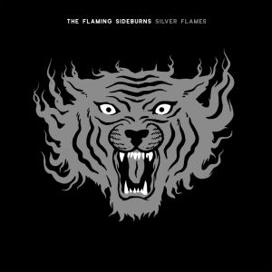 FLAMING SIDEBURNS - Silver Flames LP CLEAR VINYL Svart Records